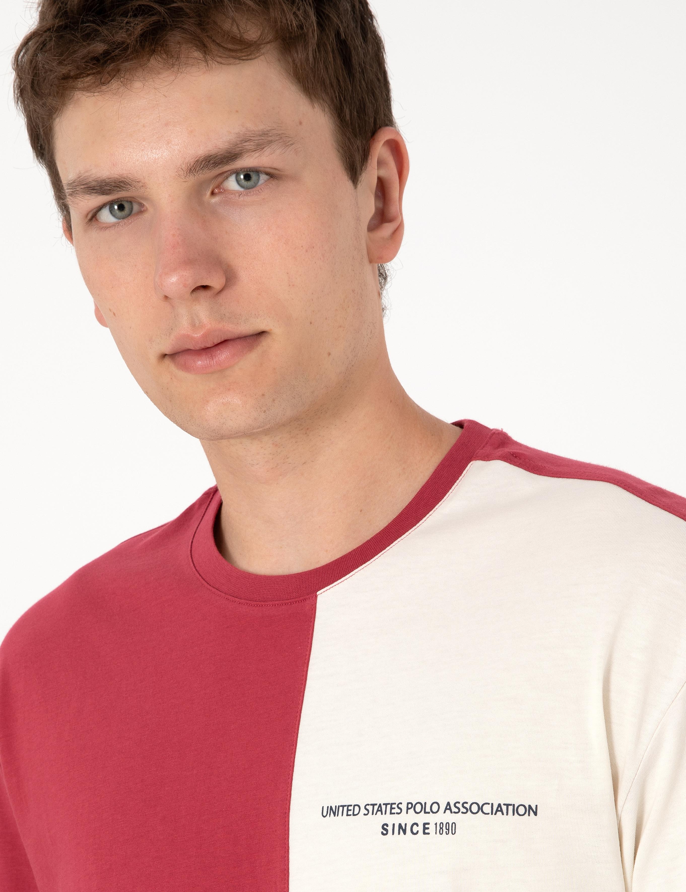 تی شرت یقه گرد ریلکس یقه گرد مردانه یو اس پولو | U.S. Polo Assn. - تصویر 2