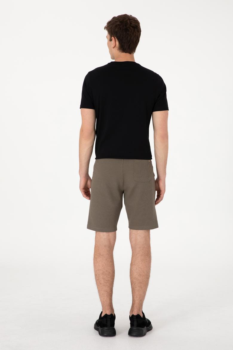 Erkek Vizon Örme Şort - 50306964056