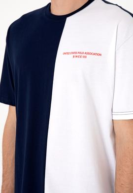 Erkek Comfort Fit Bisiklet Yaka Lacivert Tişört - 50306903001