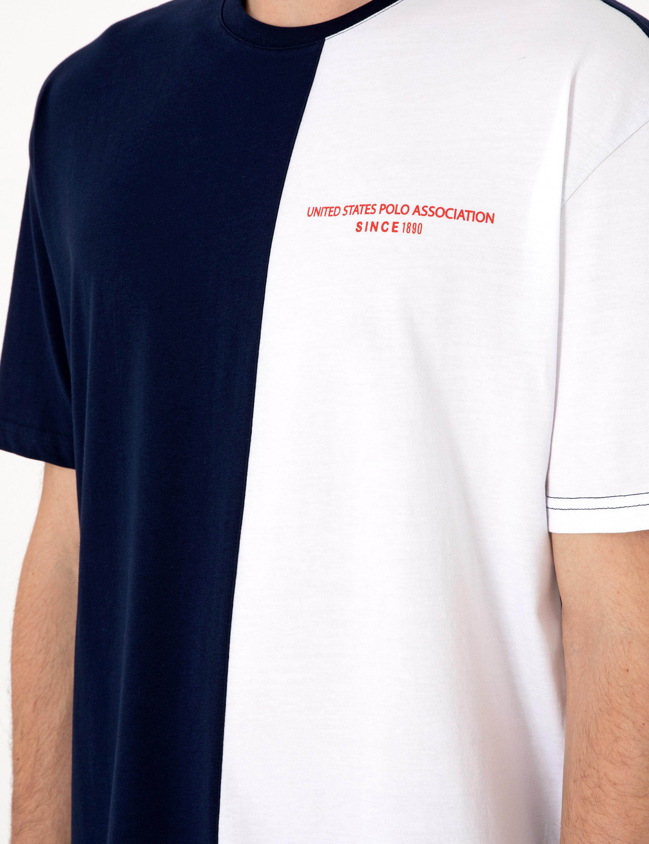 تی شرت یقه گرد  ریلکس یقه گرد مردانه یو اس پولو | U.S. Polo Assn. - تصویر 7