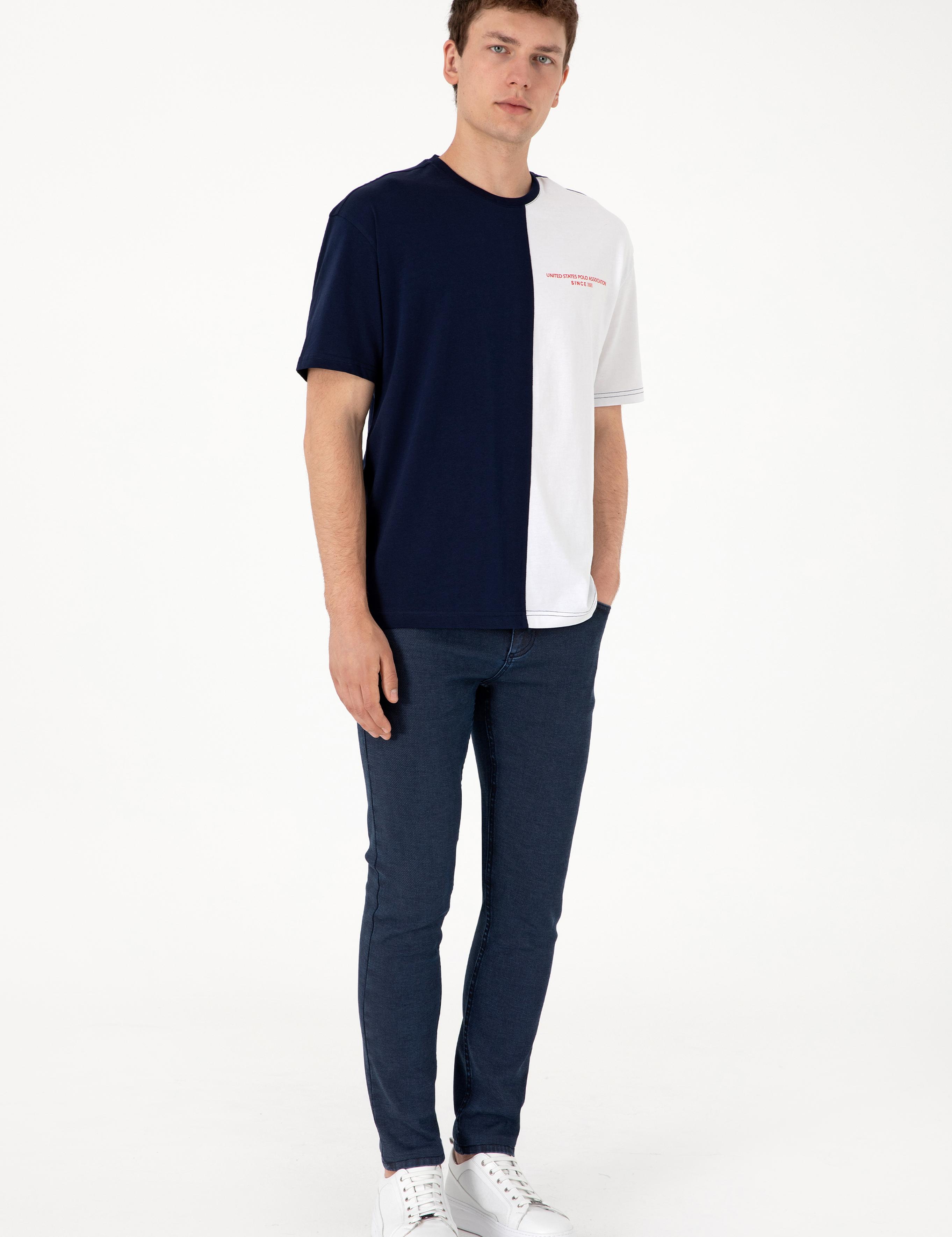تی شرت یقه گرد  ریلکس یقه گرد مردانه یو اس پولو | U.S. Polo Assn. - تصویر 4