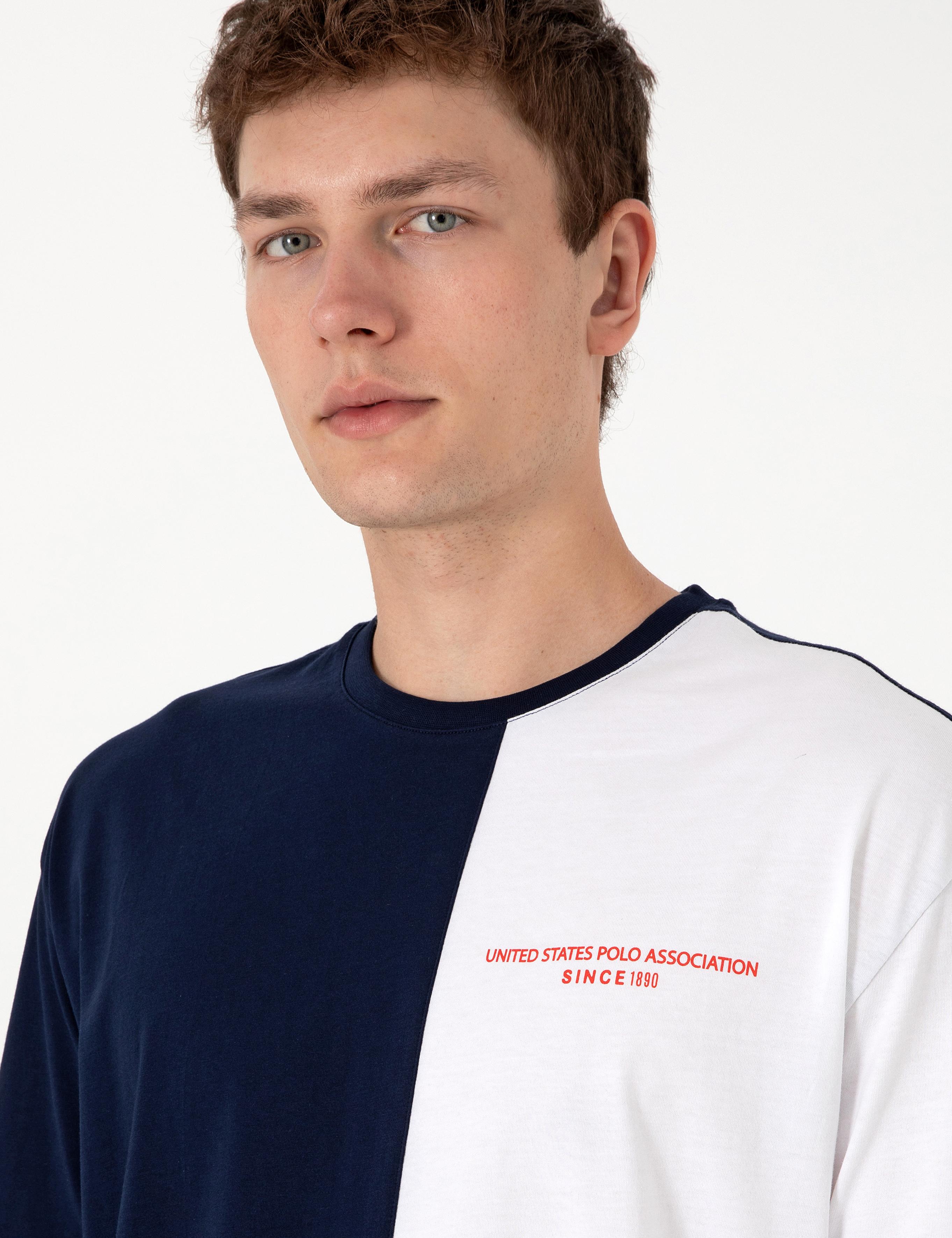 تی شرت یقه گرد  ریلکس یقه گرد مردانه یو اس پولو | U.S. Polo Assn. - تصویر 2
