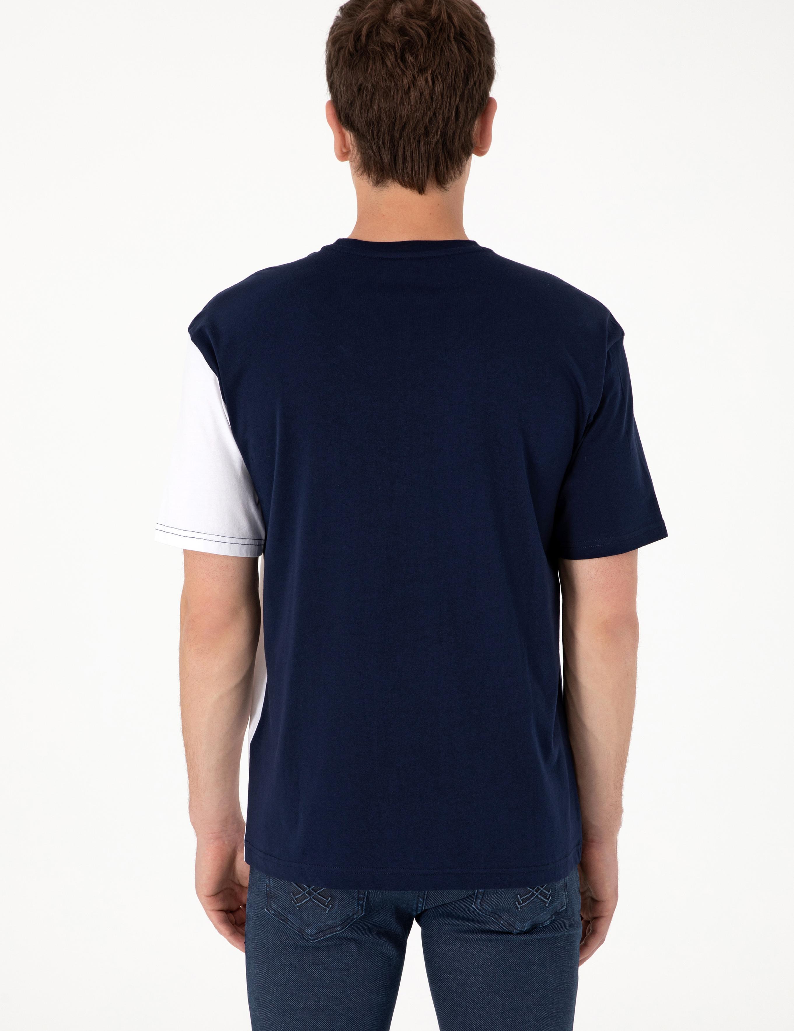 تی شرت یقه گرد  ریلکس یقه گرد مردانه یو اس پولو | U.S. Polo Assn. - تصویر 5