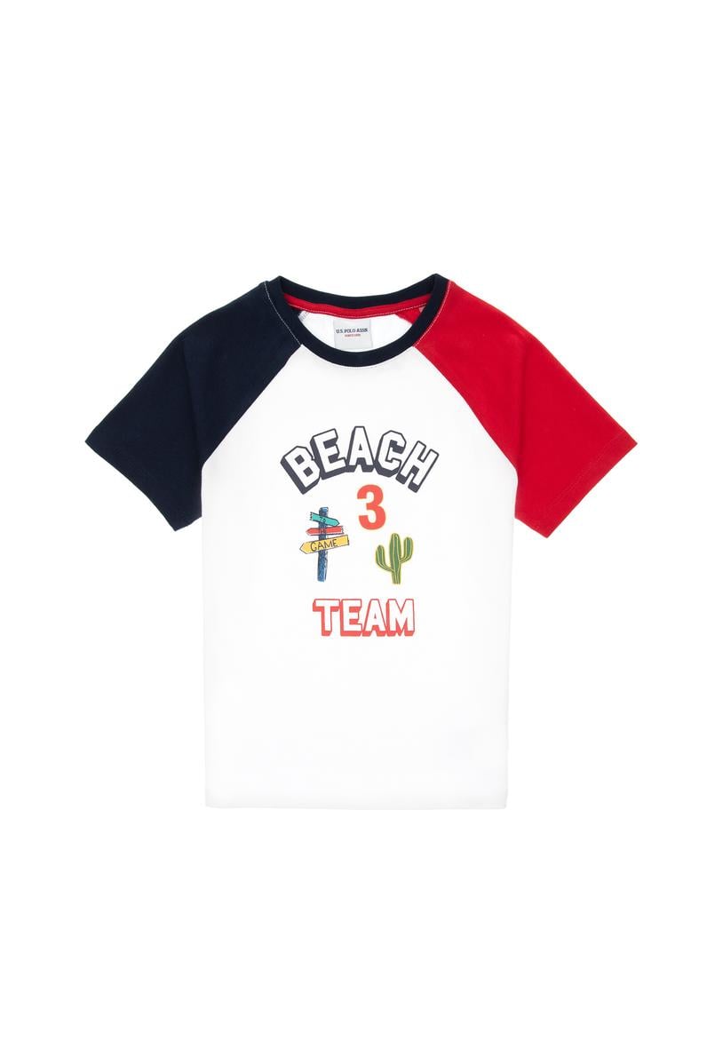 Erkek Çocuk Beyaz Tişört