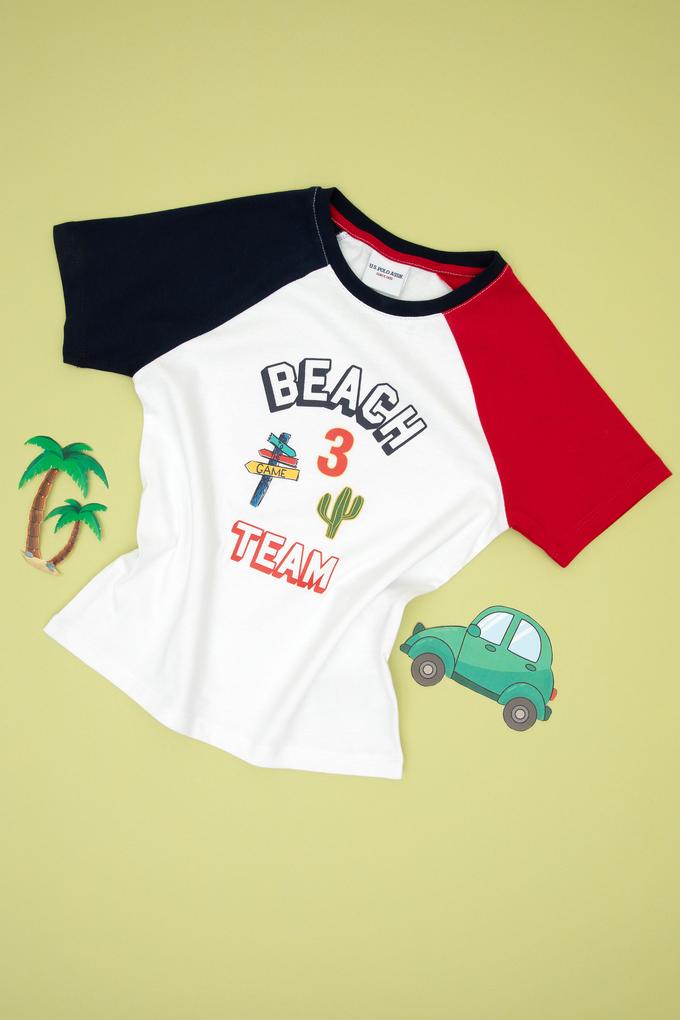 Erkek Çocuk Beyaz Tişört