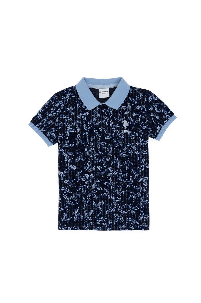 Erkek Çocuk Polo Yaka Lacivert Tişört