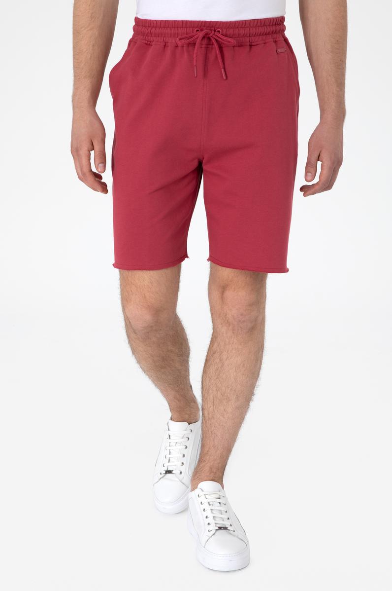 Erkek Vişne Örme Şort