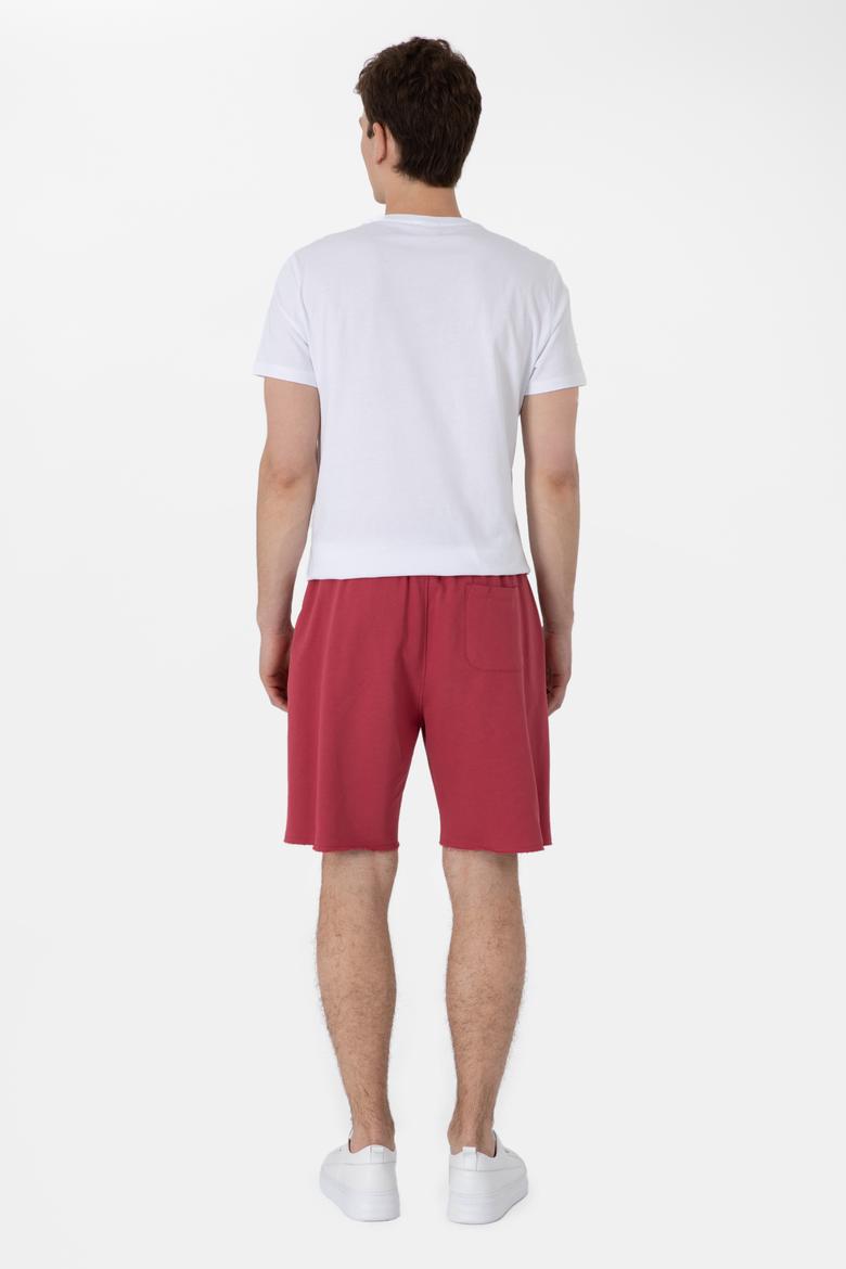Erkek Vişne Örme Şort - 50307289077
