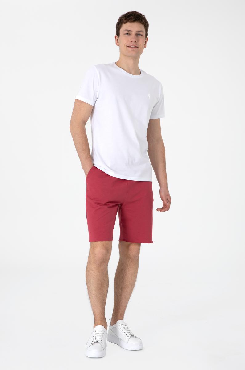 Erkek Vişne Örme Şort