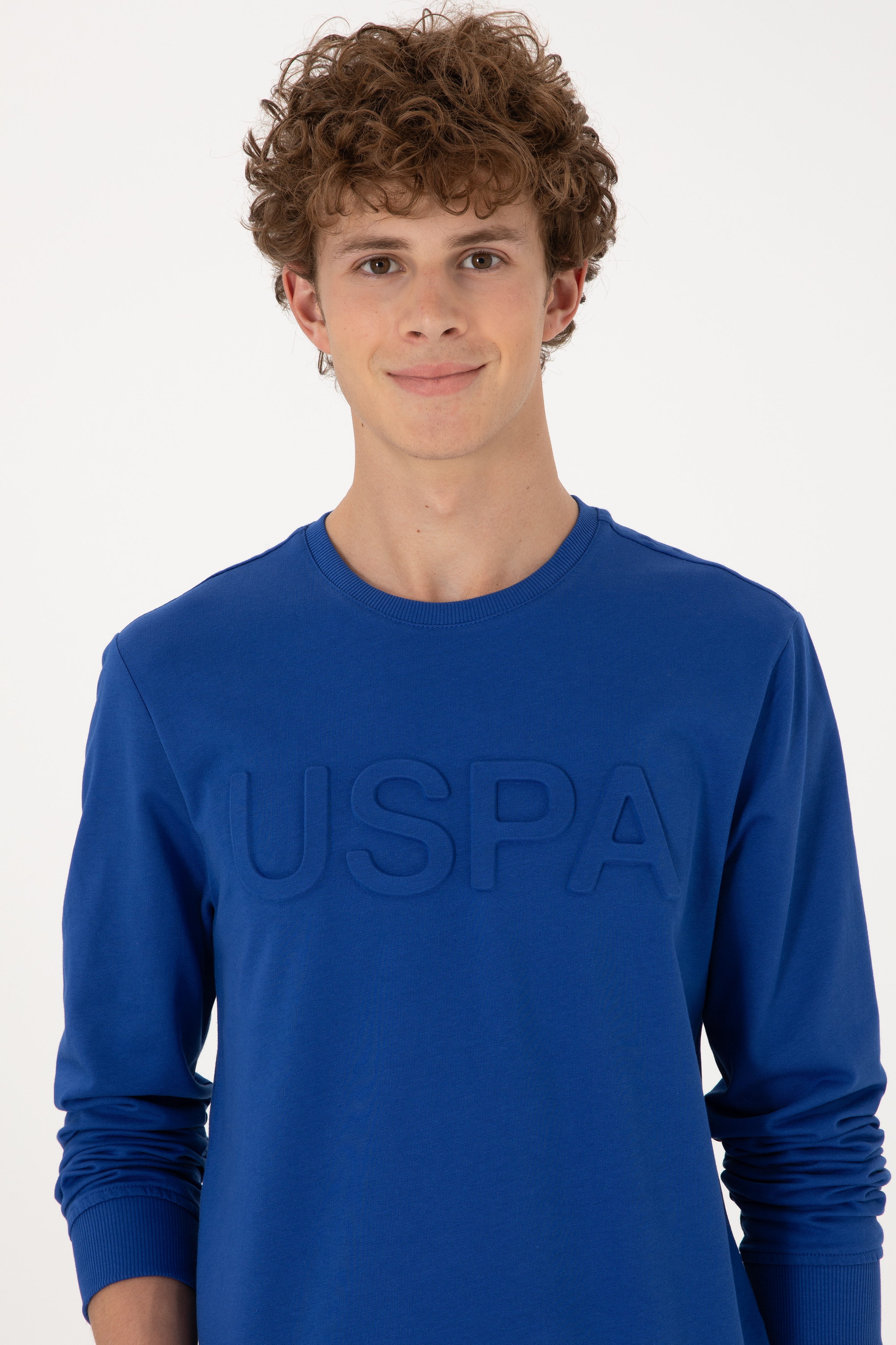 Erkek Saks Basic Sweatshirt - Image 2