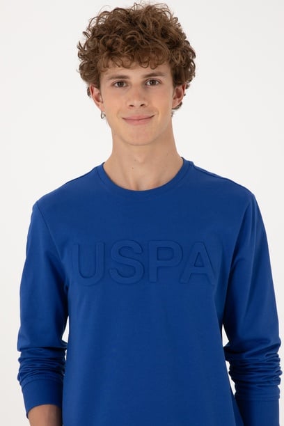 Erkek Saks Basic Sweatshirt