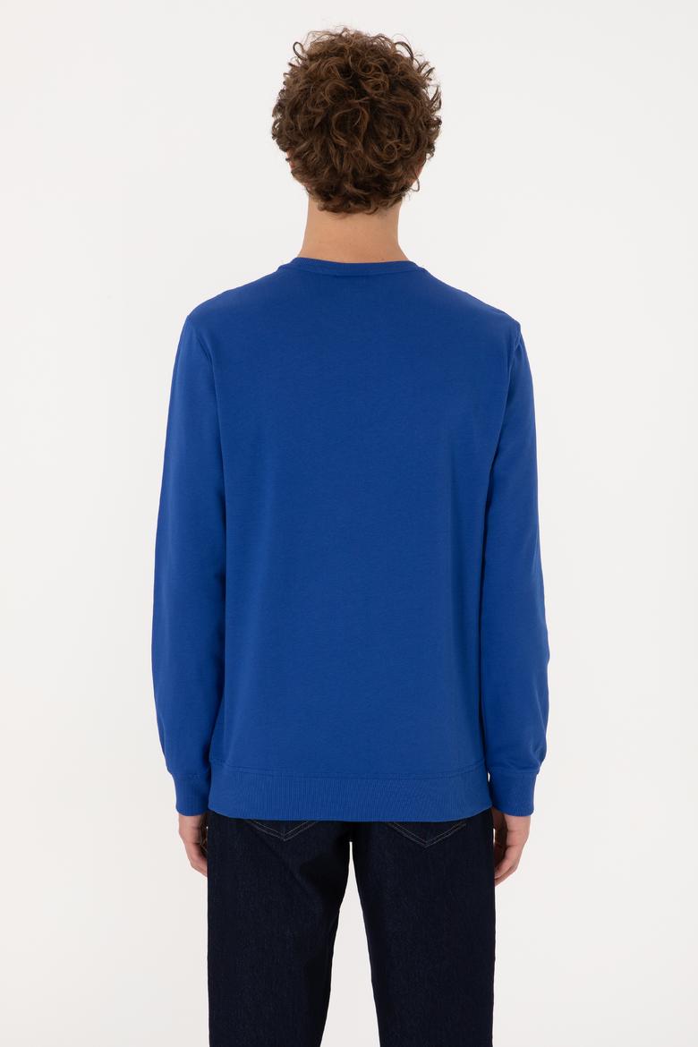Erkek Saks Basic Sweatshirt - 50289058103