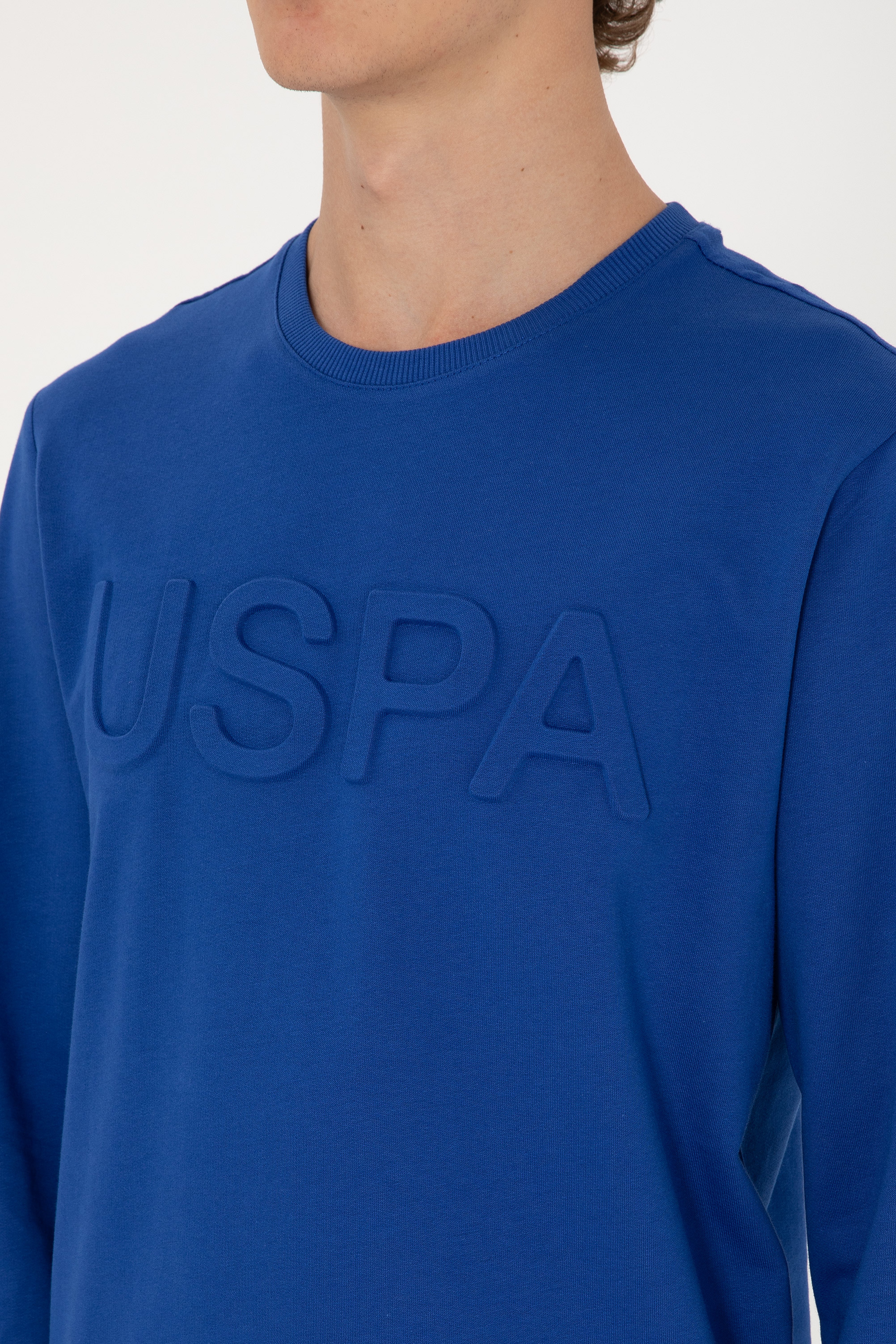 Erkek Saks Basic Sweatshirt - Image 7