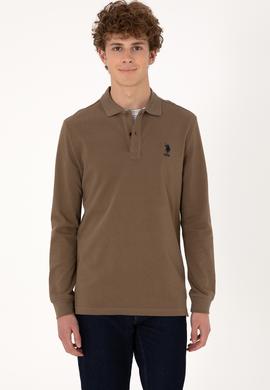 Erkek Haki Basic Sweatshirt - 50289062156