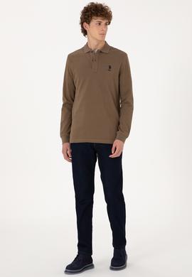 Erkek Haki Basic Sweatshirt - 50289062156
