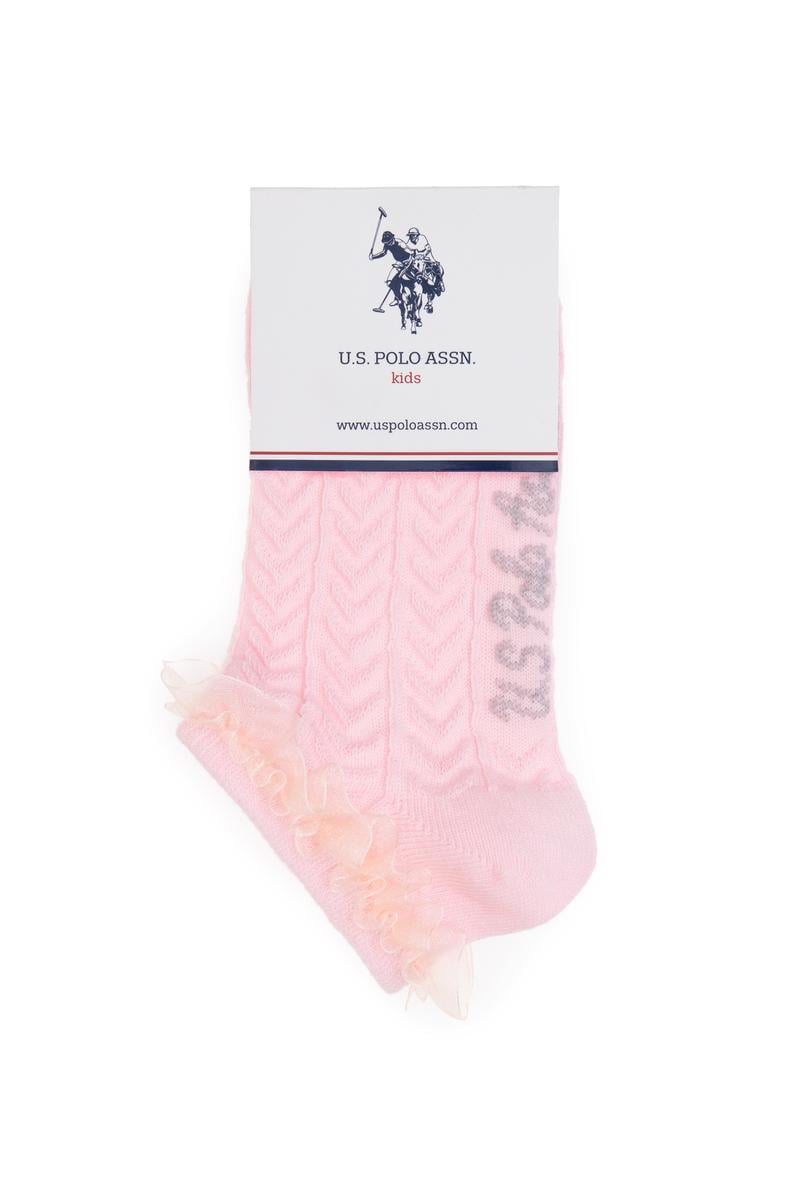 Kız Çocuk 3'lü Kurdele Detaylı Patik Çorap