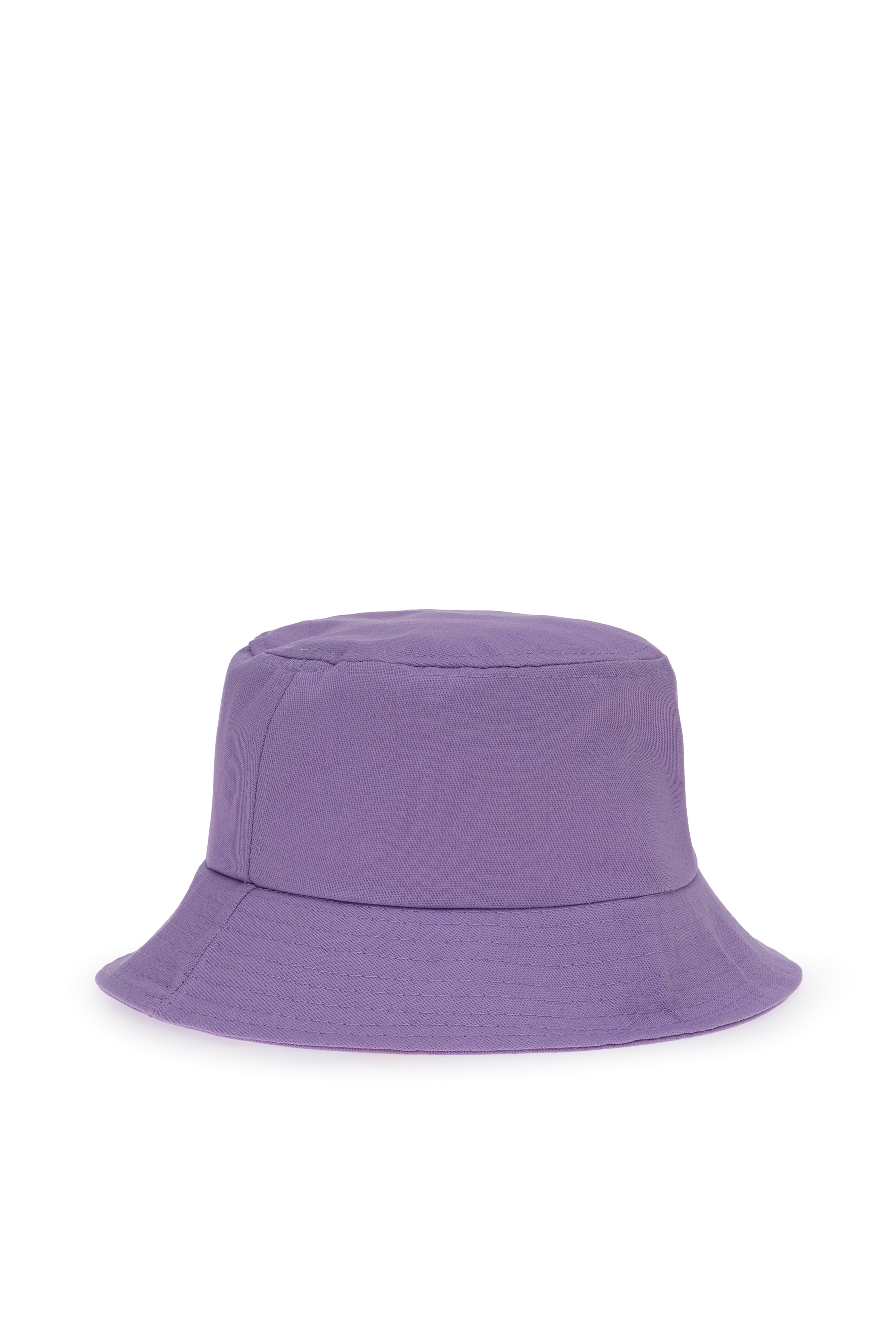 Kız Çocuk Lila Slogan Baskılı Bucket Şapka - Image 3