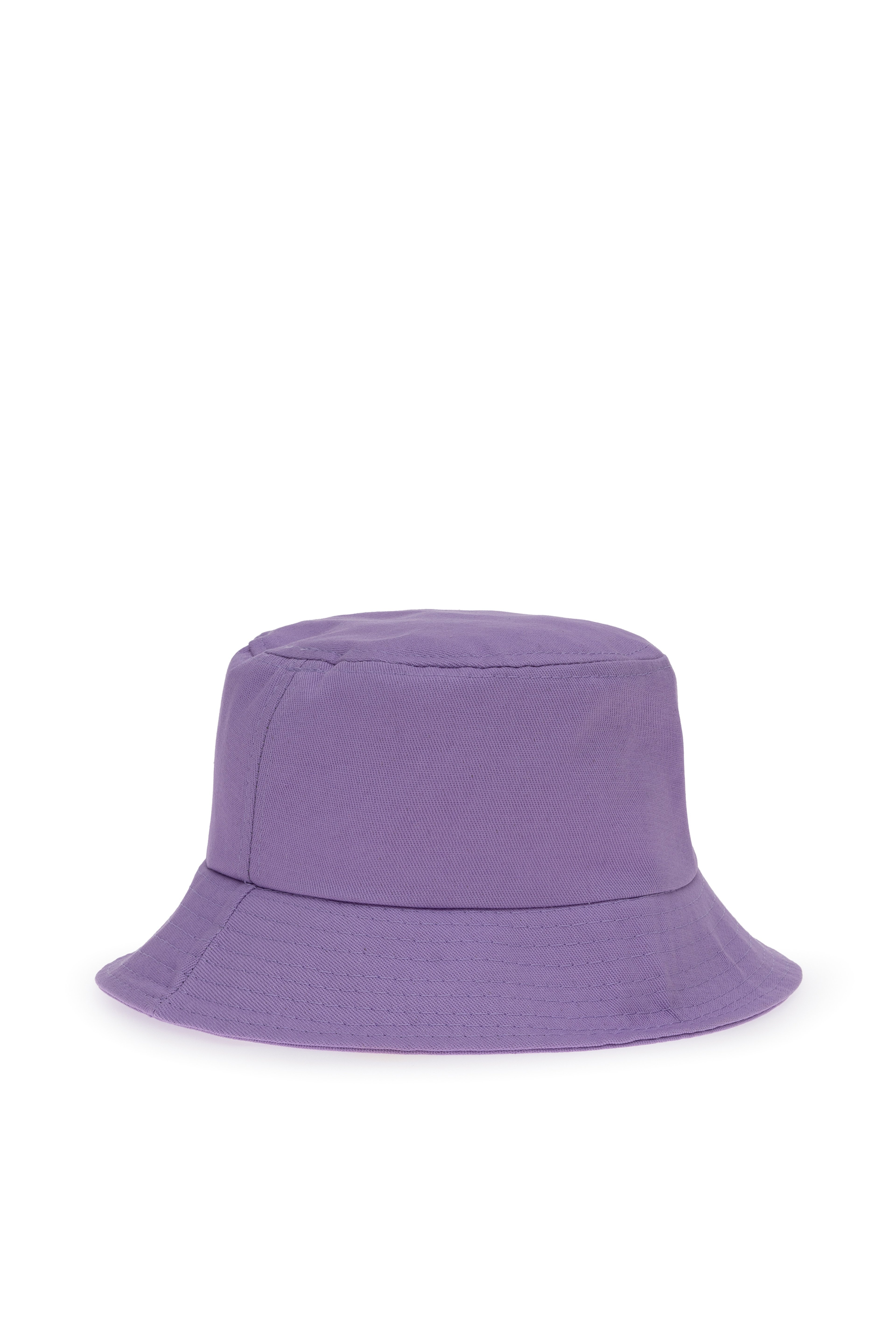 Kız Çocuk Lila Slogan Baskılı Bucket Şapka
