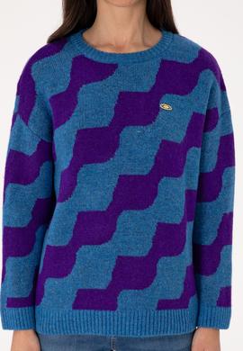 Kadın İndigo Kazak - 50293119005