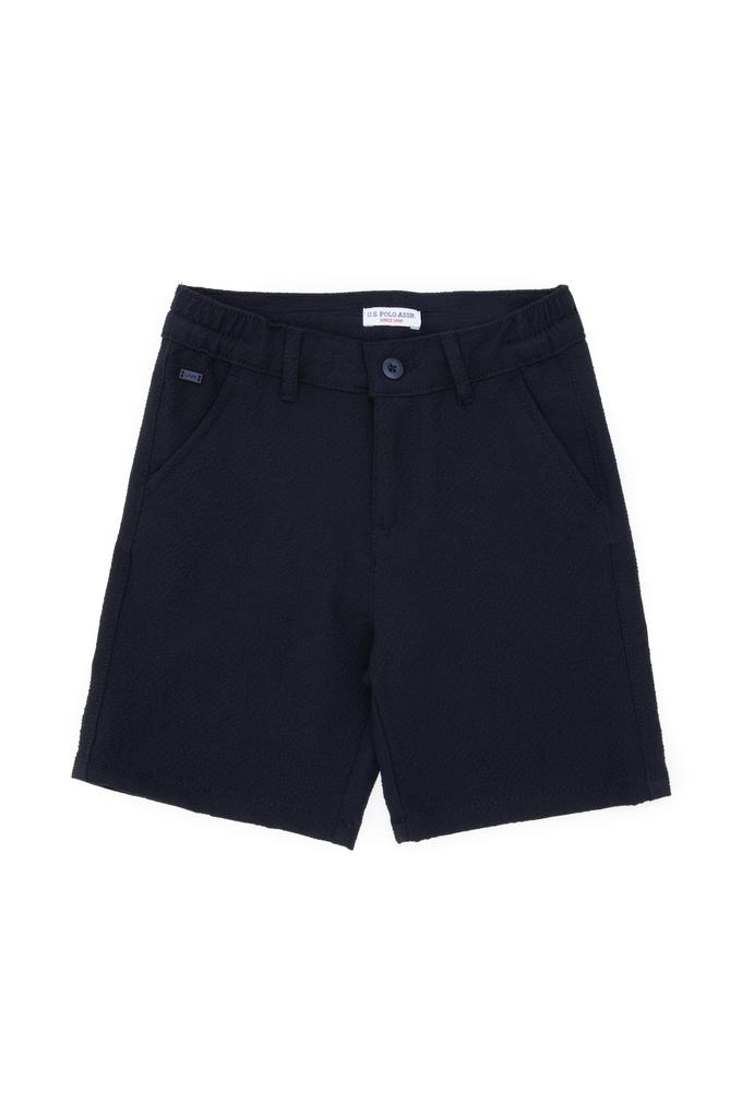 Erkek Çocuk Lacivert Dokuma Şort