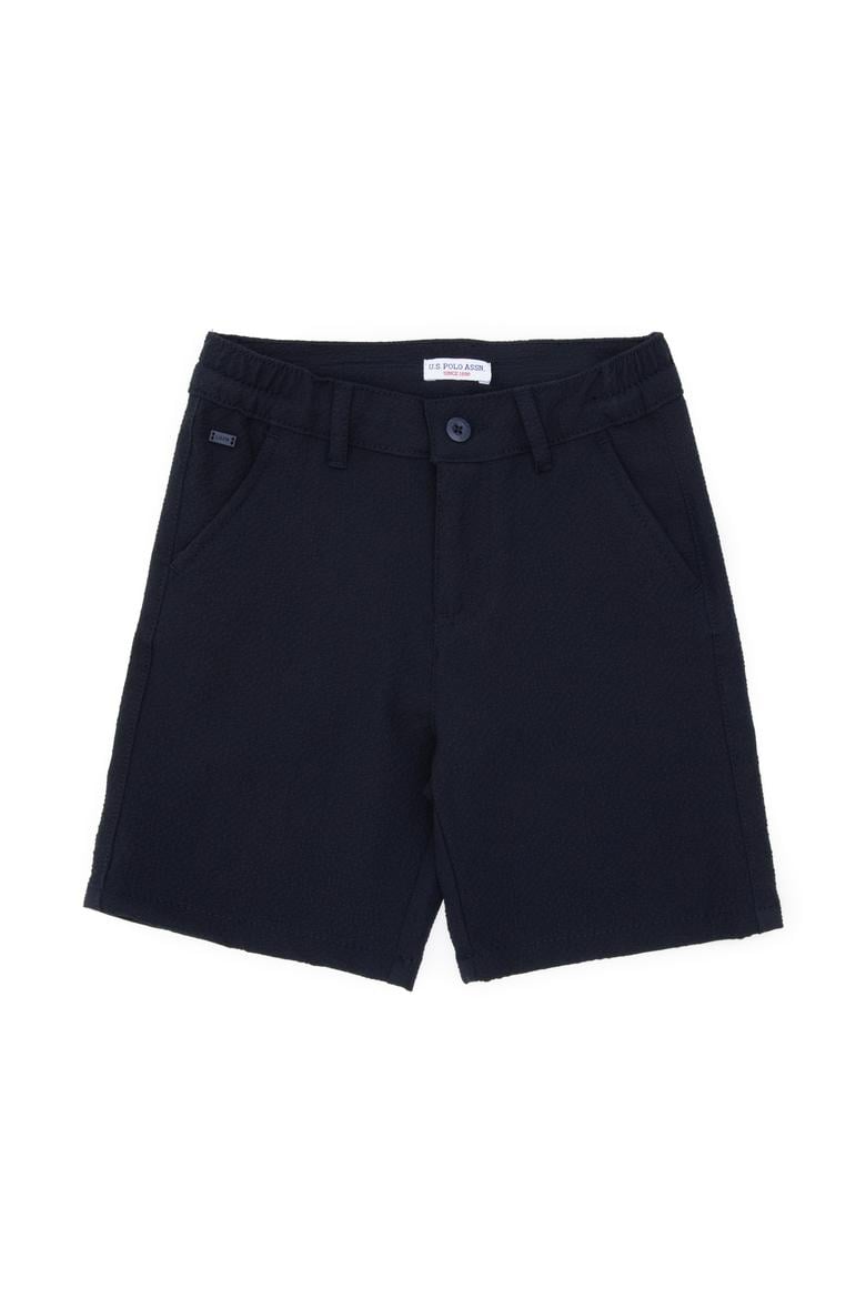 Erkek Çocuk Lacivert Dokuma Şort