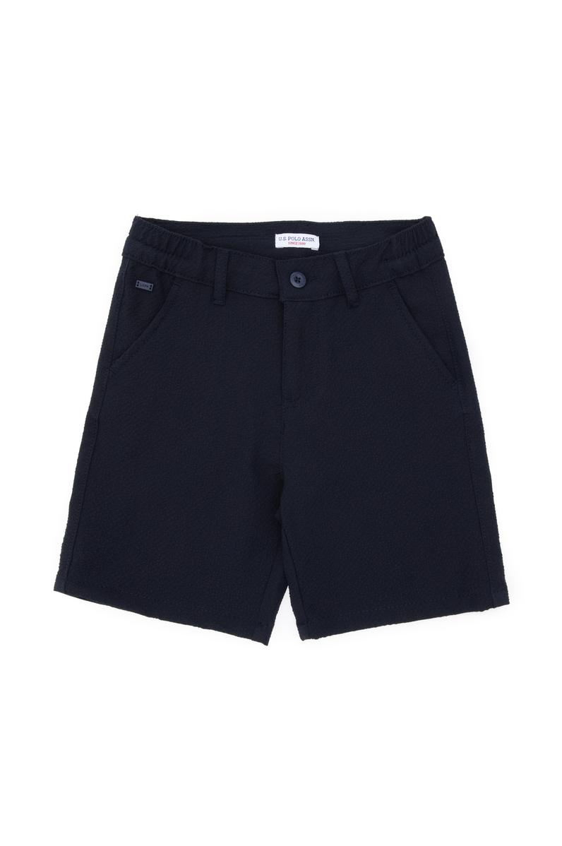 Erkek Çocuk Lacivert Dokuma Şort