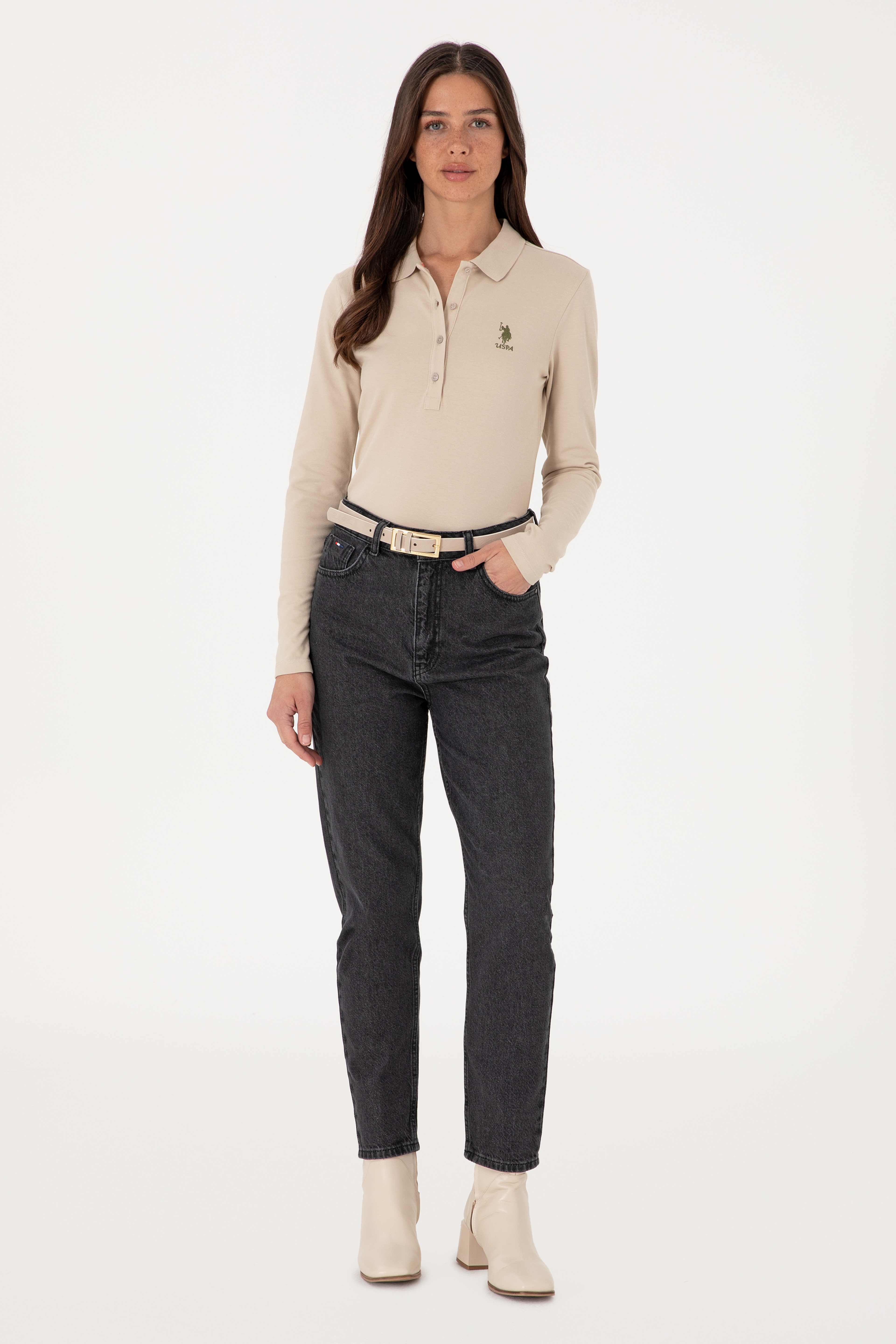 Kadın Taş Basic Sweatshirt