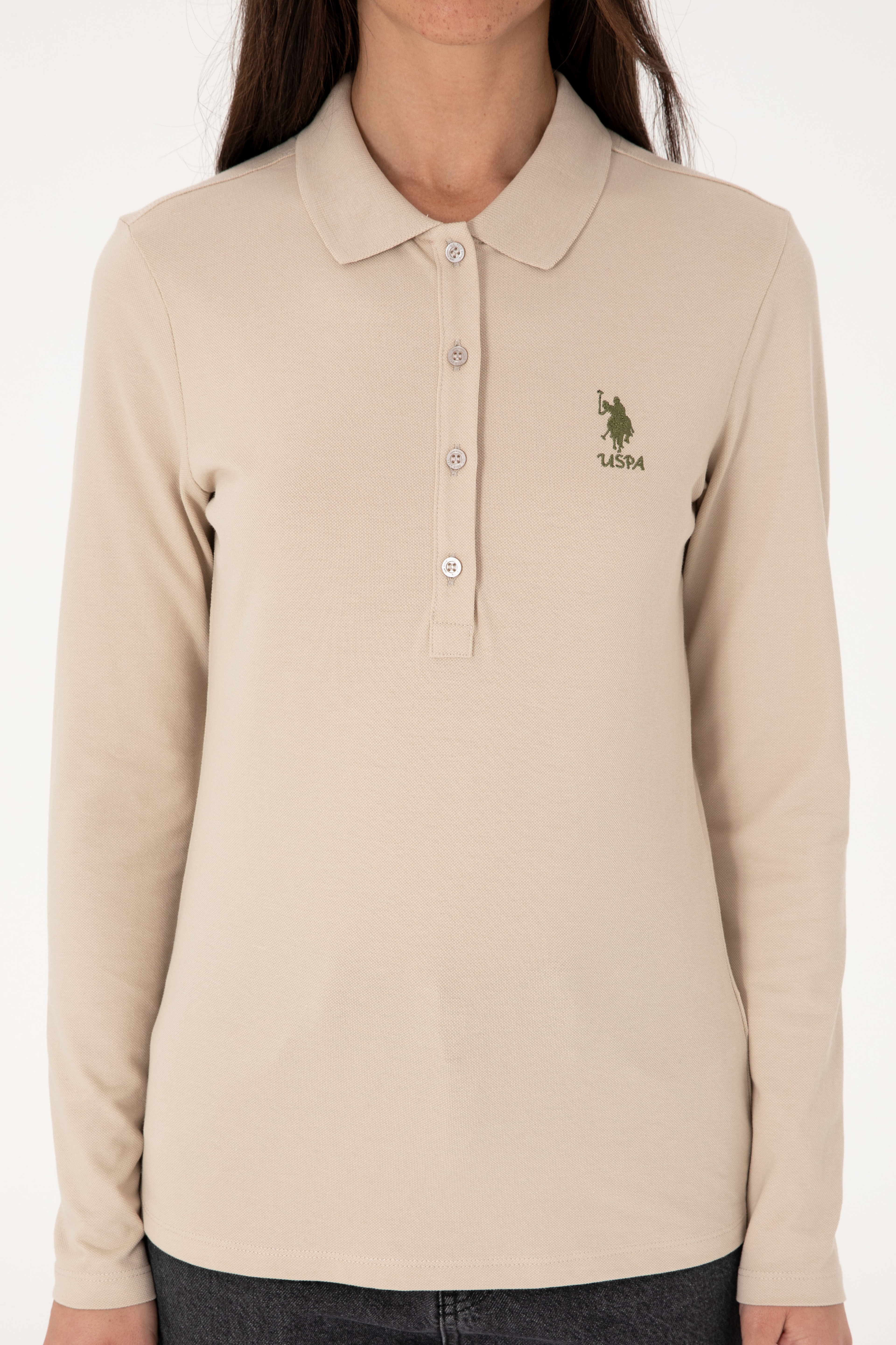 Kadın Taş Basic Sweatshirt - Image 6