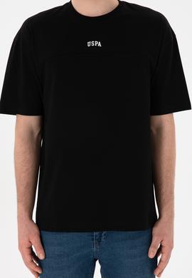 Erkek Comfort Fit Bisiklet Yaka Siyah Tişört - 50306017006