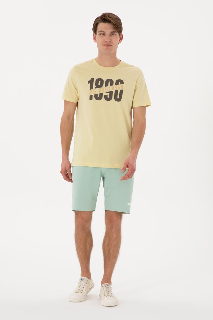 Erkek Su Yeşili Örme Şort