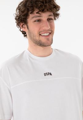 Erkek Comfort Fit Bisiklet Yaka Beyaz Tişört - 50306017018