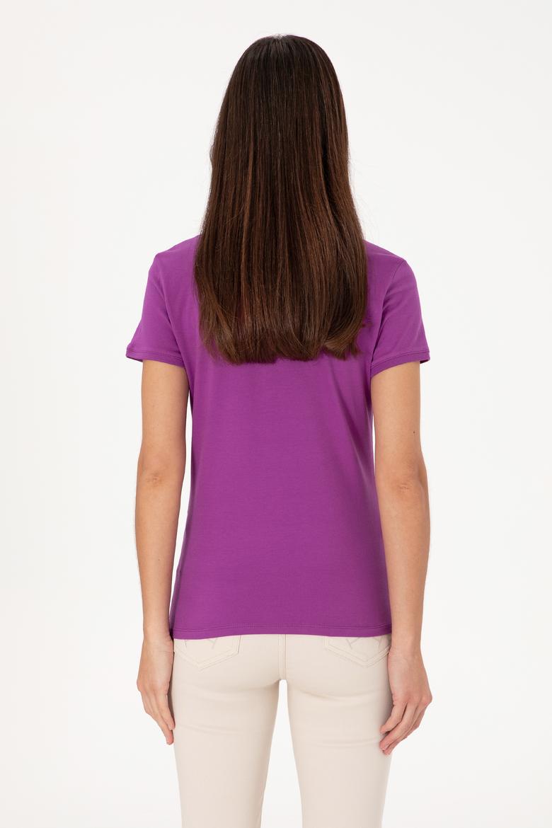 Kadın Menekşe Tişört - 50300887133