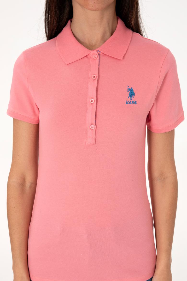 Kadın Pembe Basic Tişört - 50300896106