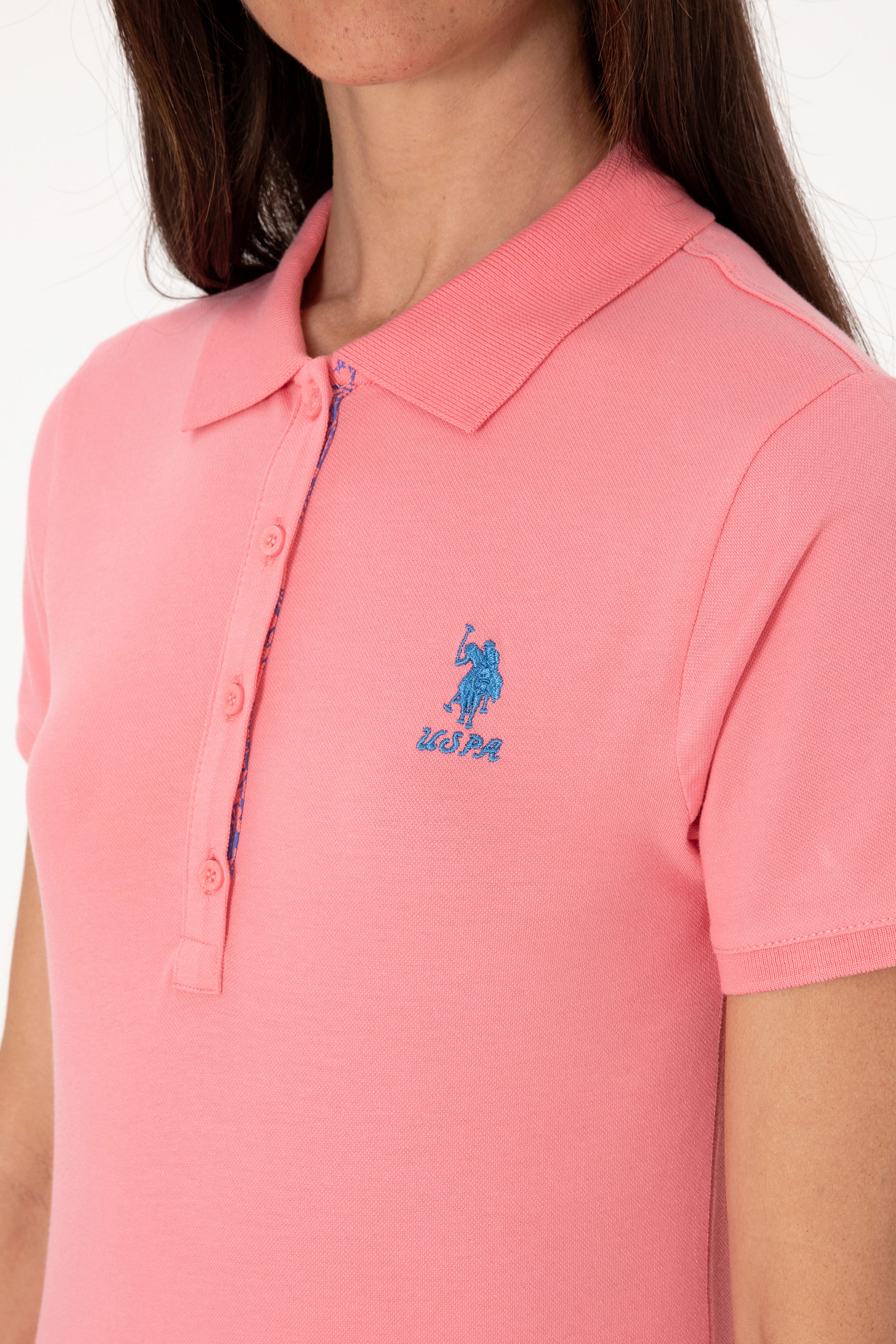 Kadın Pembe Basic Tişört - Image 7