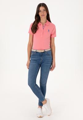 Kadın Pembe Basic Tişört - 50300896106