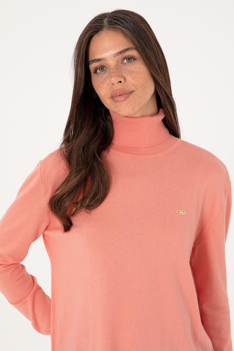 Kadın Somon Basic Kazak - 50288974020