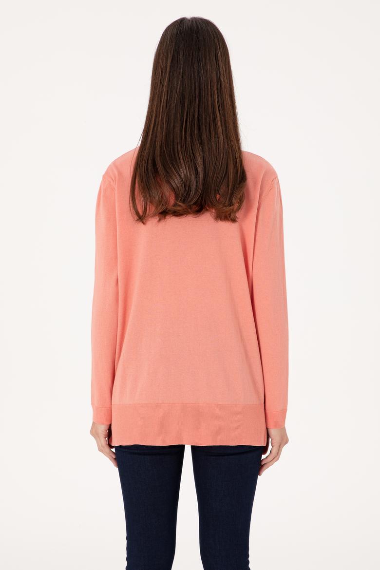 Kadın Somon Basic Kazak - 50288974020