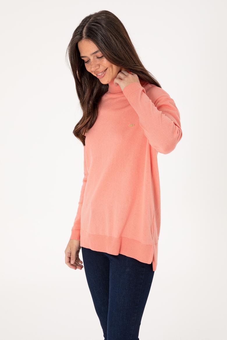 Kadın Somon Basic Kazak - 50288974020