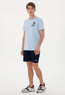 Erkek Lacivert Örme Şort - 50305933006