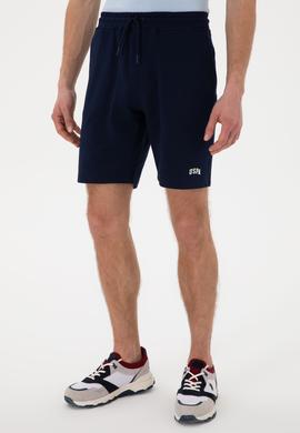 Erkek Lacivert Örme Şort - 50305933006