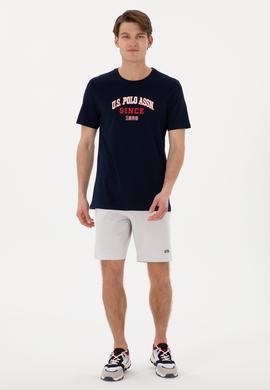 Erkek Açık Gri Örme Şort - 50305933088