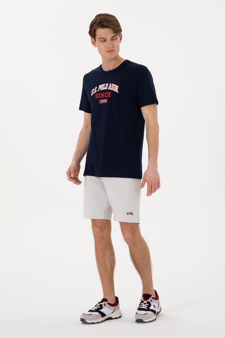 Erkek Açık Gri Örme Şort - 50305933088