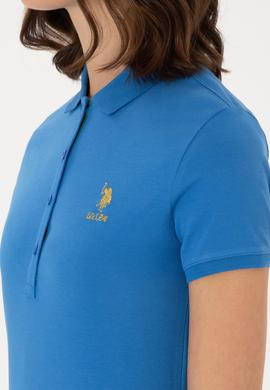 Kadın Saks Basic Tişört - 50280065062