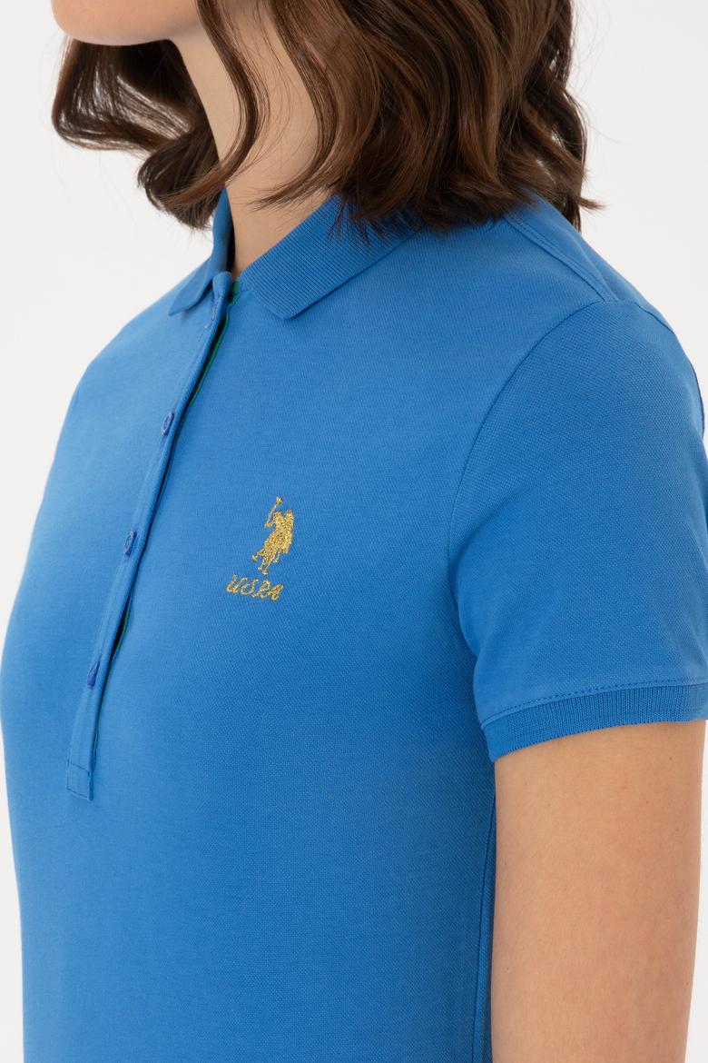 Kadın Saks Basic Tişört - 50280065062