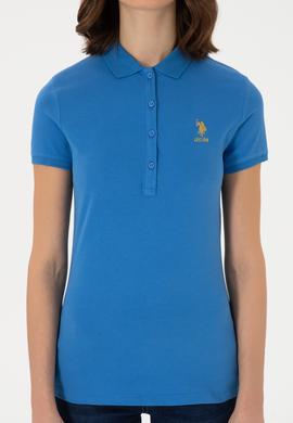 Kadın Saks Basic Tişört - 50280065062