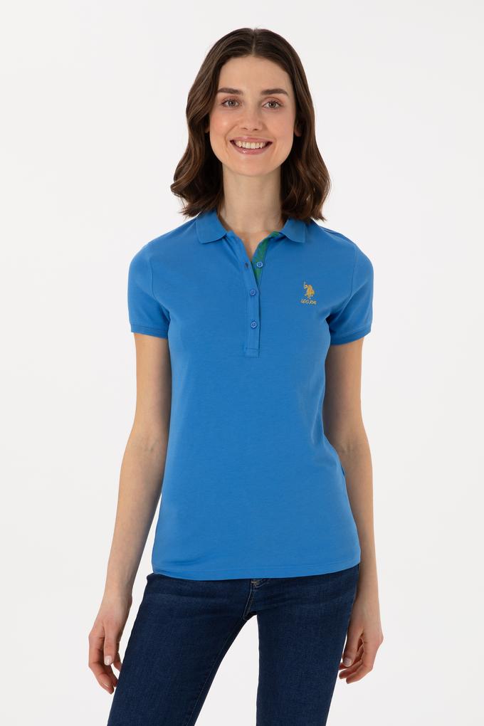 Kadın Saks Basic Tişört