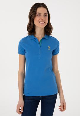 Kadın Saks Basic Tişört - 50280065062