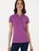 Kadın Mor Basic Tişört