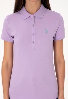 Kadın Lila Basic Tişört - 50300830131