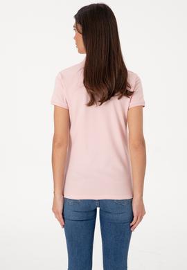 Kadın Pudra Basic Tişört - 50300830168